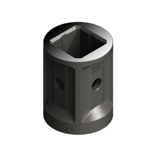 Auger Hub  - 75mm Square Female