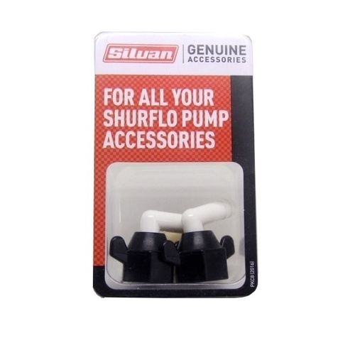 Shurflo Nut &amp; Elbow 3/8 - 2 Pack