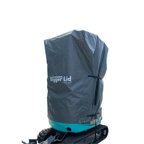 Excavator Solid Grey Cover - Up to 1.7 Tonne Cover