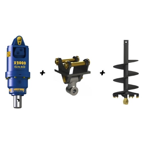 Auger Torque - Earthdrill X2000 + 300MM Auger Package