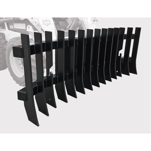 Himac Skid Steer Heavy Duty Push Rake