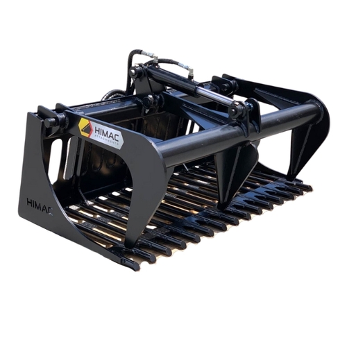 Himac Compact Skid Steer Rock Grapple Bucket - 1280mm