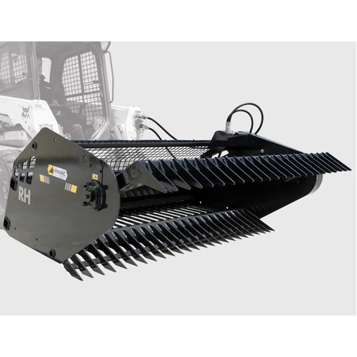 Himac Skid Steer Rock Picker - 1600mm Work Width