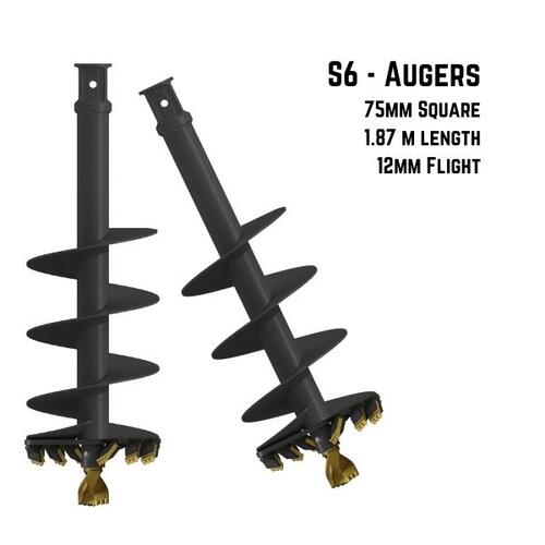 Auger Torque - S6 Augers - 75MM Square